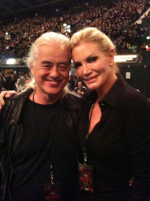 lovelyobsessed: Jimmy Page and Shannon Tweed