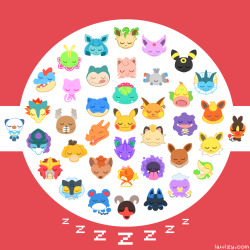 pokemonpalooza:  SLEEPYTIME Pokemon Charms by