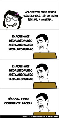 magiadohumor:  Enquanto isso na escola…