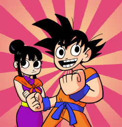 Dragon Ball/Scott Pilgrim Mash-Up. 