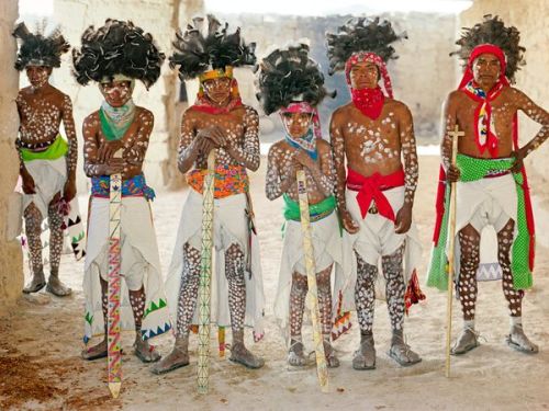 warriorpeople: Tarahumara Indians Costumed for pre-Easter rituals that merge ancestral beliefs with 