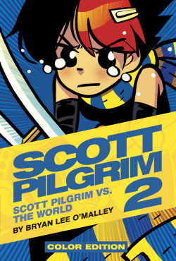 radiomaru:  here’s the cover for Scott Pilgrim Color Edition Vol 2, which is coming out in November! it’s also up on amazon for preorder. vol 1 isn’t even released for another month…. D: 