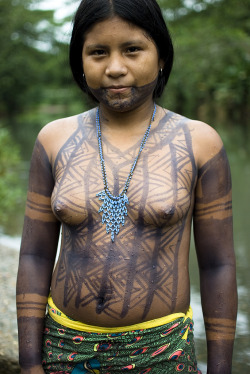 tribalnudes:  Embera, Panama 