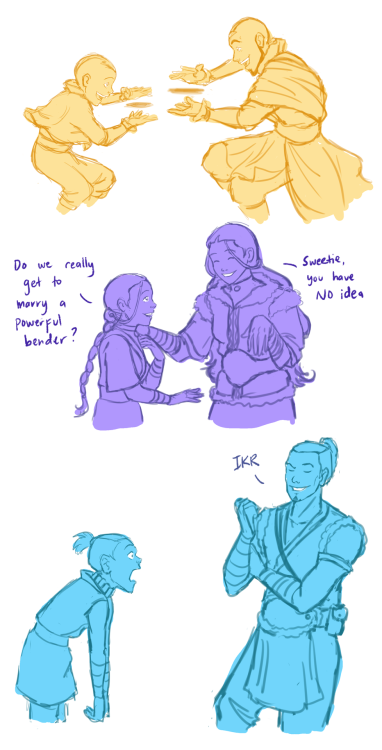 siquia: Just a little head burp: what if the older GAang met their younger selves. I couldn&rsq
