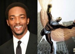 alltheladiesyouhate:  palaceoffunk:  jhenne-bean:  obiwanskenobi:  redlanturn:  Anthony Mackie is confirmed as Sam Wilson, the Falcon, In Captain America 2: Winter Soldier. Glad to see more Black Superheroes getting into the movies.    AWWWW YISSSSSS