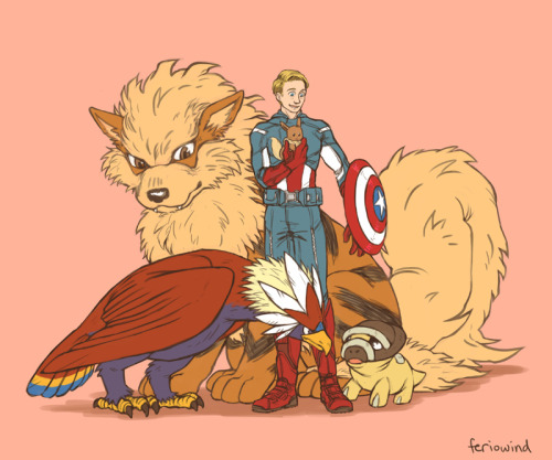 feistystump:  secret-weapon1991:  AVENGERS AND POKEMONS ASSEMBLE!  can we discuss the hulk  THOR’S TEAM IS SO PERFECT AND ADORABLE OH MY GOD.