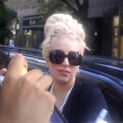 thatboyisamonnster:  Lady Gaga out in Chicago 