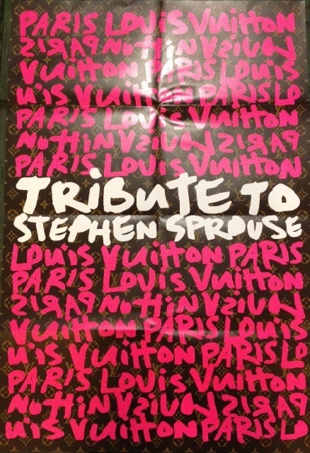 Poster for Louis Vuitton's Tribute to Stephen Sprouse