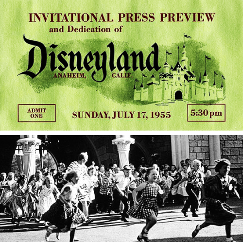 Porn photo unhistorical:  July 17, 1955: Disneyland