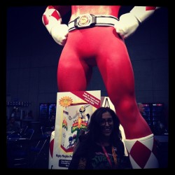 Giant Power Ranger bulge. #sdcc  (Taken with