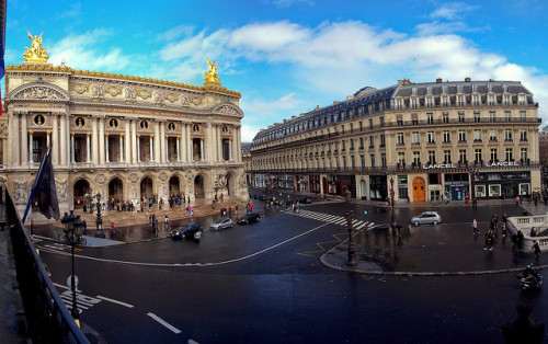 truthful-habits: Paris March 08, 2009 view from Room 1134 at The InterContinental le Grand by Pierre