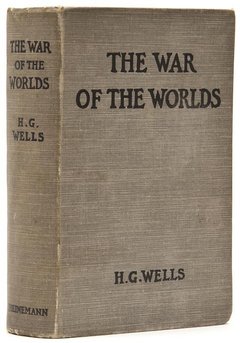 The War of the Worlds (1898). H.G. Wells (1866-1946). William Heinemann, dated 1897. First edition. 