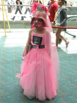 marmosette:  spastasmagoria:  And right now, at this moment in time, this little girl is exactly who she wants to be: Princess Darth Vader. Truly she has won at life.  Yes. And praise the mental flexibility to come up with this. I hope she keeps that,