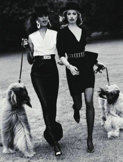 thefashionatelier:  Joan Smalls &amp; Hailey Clauson photographed by Josh Olins for Vogue Paris September 2011 