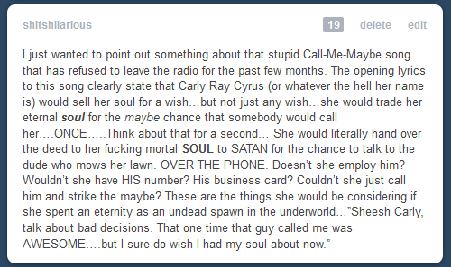  Warning: this blog will give you a laugh-attack. 