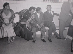 divalocity:  pearlfectchassi:  Ella Fitzgerald and Dizzy Gillespie awaiting arrest in Houston, TX 1955. Yes they were Freedom Riders too!  A Moment In American History      