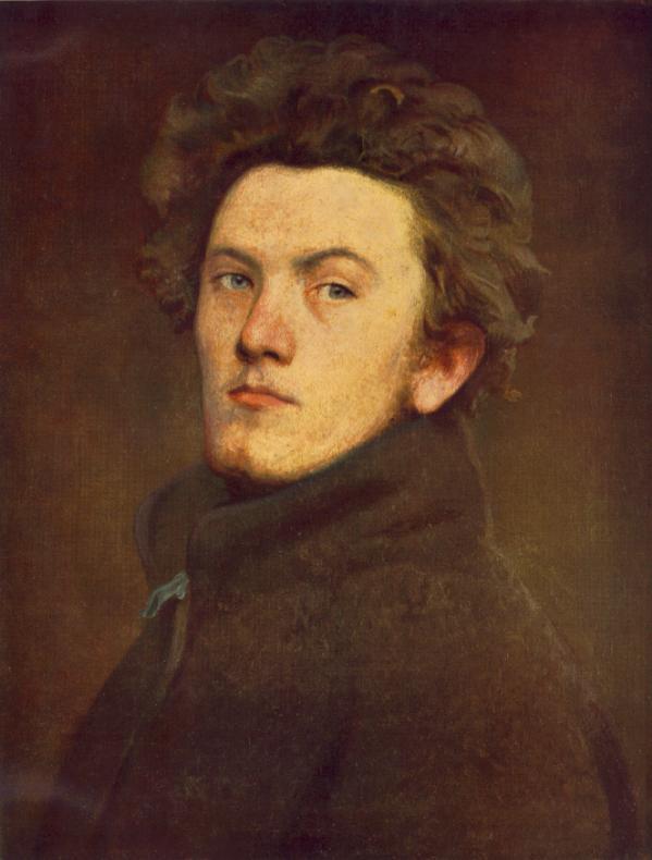 blastedheath:  Bertalan Székely (Hungarian, 1835-1910), Self-portrait, 1860. Oil