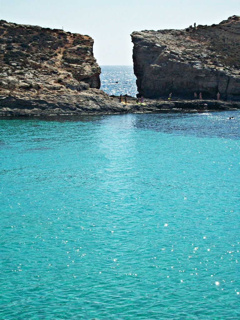 travelingcolors:  The clear blue waters of the Blue Lagoon in Comino | Malta  Photo