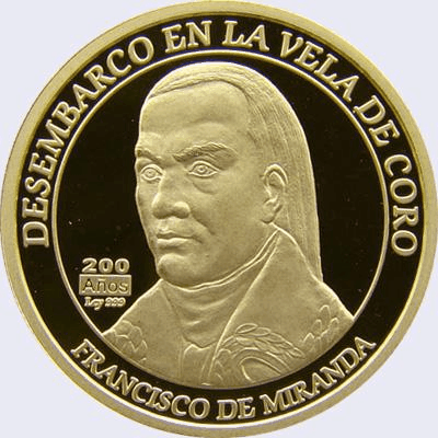 VENEZUELA 200 BOLIVARES - 2010 - GOLD COIN - ORO 999
NOTA EL BCV Banco Centra; emite ediciones de monedas de oro para la venta al publico - pero eso es un mojon - se las venden a los amiguitos y luego las revenden en dolares y si tu vas a comprar una...