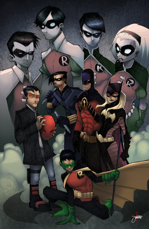 alotofsuperheroes:Robin Family Treeby *JeremyTreece Missed some.