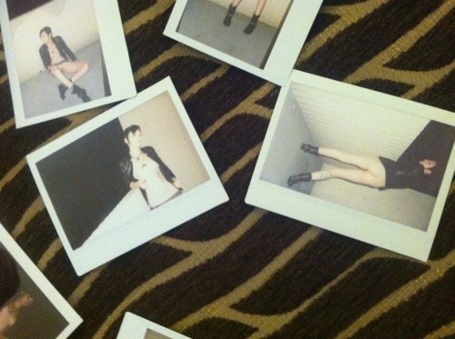 Nikki Hearts Polaroids shot by Steve Prue! Can’t wait to see the digital ones!!