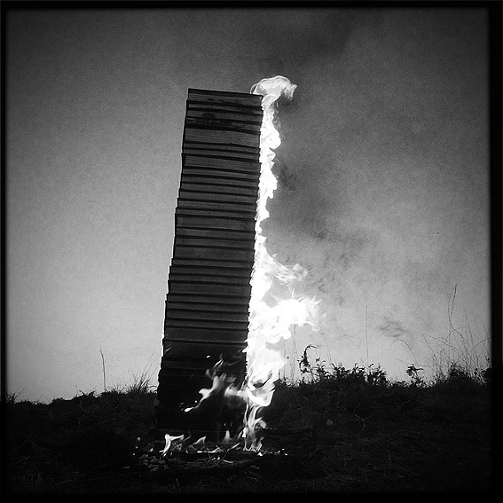 rhondaayliffe:
“ Rhonda Ayliffe
tall fiery book stack
”