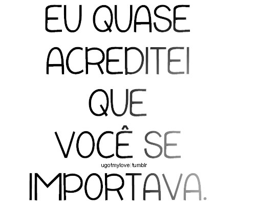 it´s not about you anymore