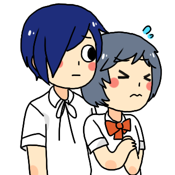 retrodynamics:  moetsurukirijo:  i am gomen  omfg I thought Yukari was standing sideways