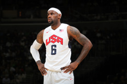 nba:  July 16, 2012: USA defeats Brazil 80-69