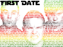 textinpictures:  First Date- Blink 182 Submit