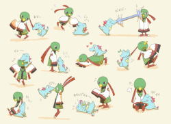 caseylalonde:  b-baka-its-not-that-i:  かまってかまってー！  Such a precious and adorable Xatu baby. &lt;3  Xatu is best Tu