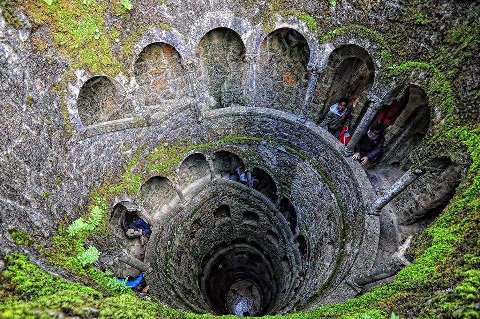 emmakale:  Quinta da Regaleira-Sintra ~ PortugalAn underground tunnel with a spiral