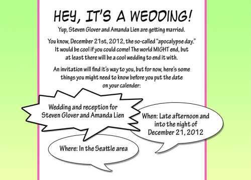 Finished save-the-date cards! I guess there’s no information to black out since there’s nothing there that I won’t be announcing on Twitter anyway.
At least my invitations should be classy? Invitations will be modeled after the GUI design from the...