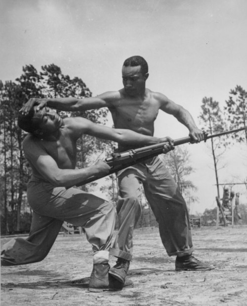 gunsandposes:“Judo instruction is one of the high spots in the life of the latest addition to the Le