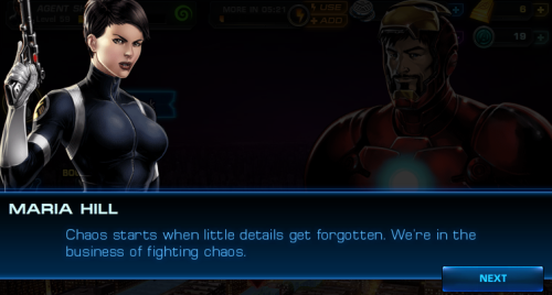 renkris:  Maria Hill:  Agent of G.R.A.M.M.A.R.  Oh my goodness!