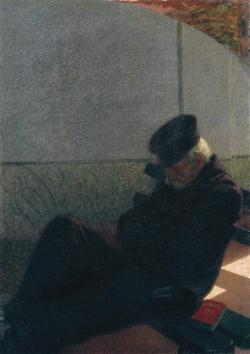 Angelo Morbelli, Songe Et Realite, C.1905  Casa Risparmio Della Provence Lombarde,