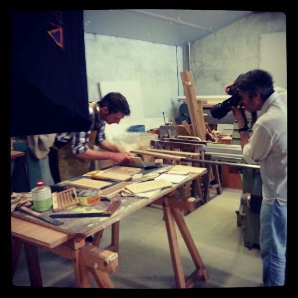 Photo shooting session at the workshop (Taken with Instagram)