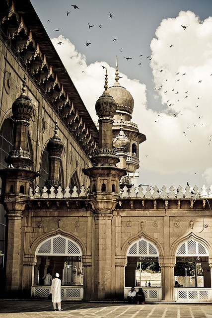 muslimah408:  Mecca Masjid, Hyderabad, Andhra Pradesh, (INDIA) 