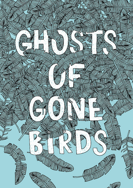 talltears:  Ghosts Of Gone Birds T-Shirt Design by JenniSparks on Flickr. 