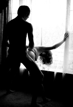 sensual-dominant:  Yes it front of the window