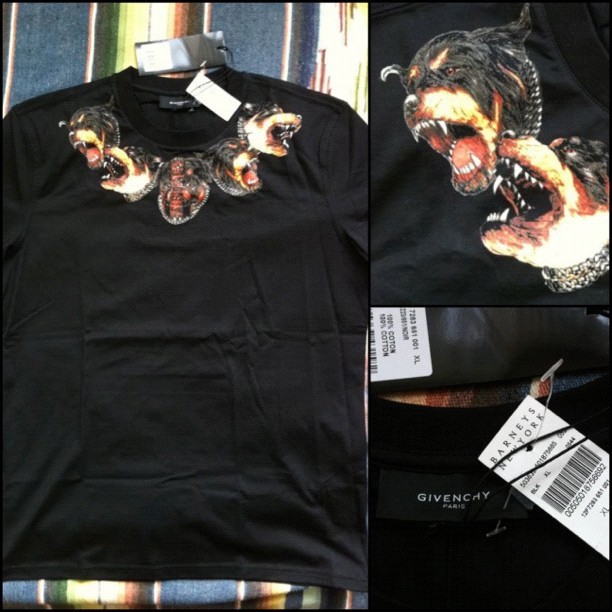 For sale: Givenchy Rottweiler print men’s t-shirt in black. Size XL. New with tags. #fashion #menswear #style #givenchy (Taken with Instagram)