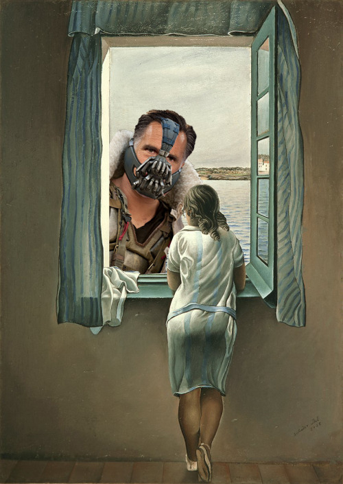 Bane Capital Rises
Artist: Salvador Dali
Villain(s): Mitt Romney as Bane