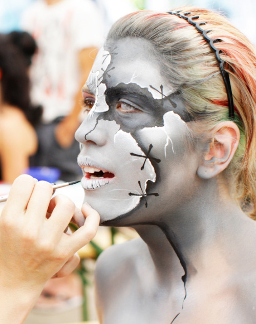 maccosmetics: At The World Body Painting Festival in Austria with M∙A∙C Senior Artist Caitlin Callah