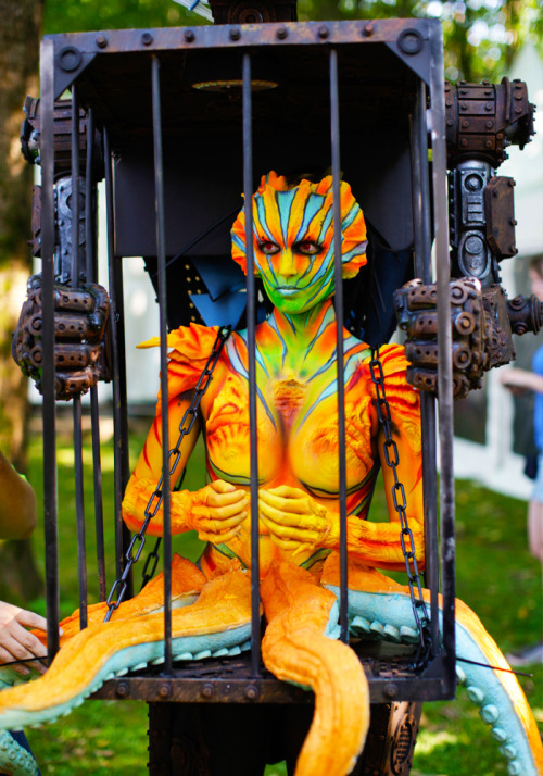 maccosmetics: At The World Body Painting Festival in Austria with M∙A∙C Senior Artist Caitlin Callah