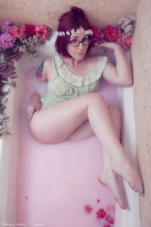 Strawberry Milk Bath shot by Sam Guss!