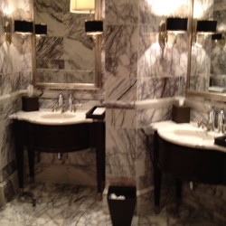 It really is a nice hotel in Atlanta :-). These are the sinks in the public restroom. (Taken with Instagram)