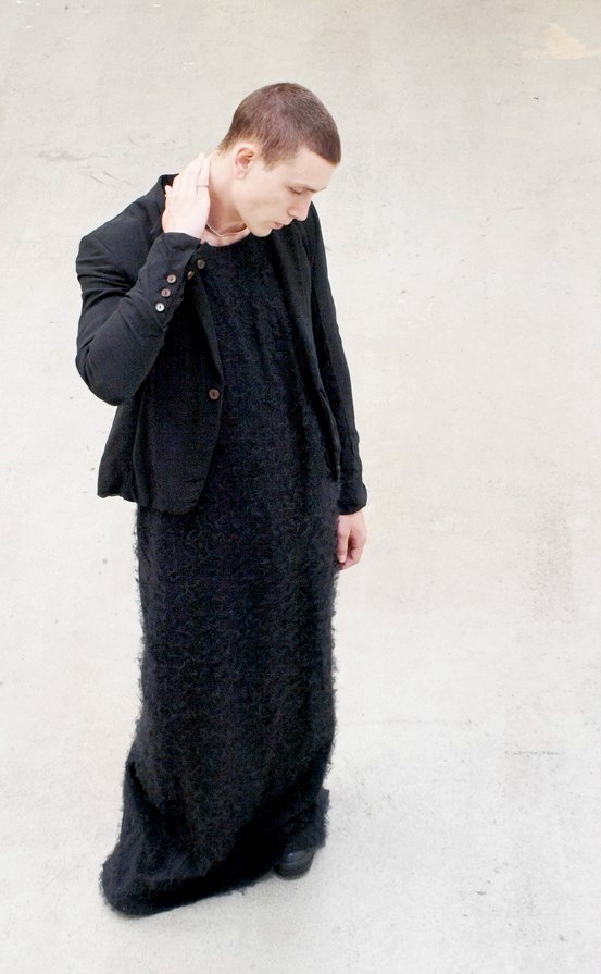 t3sjelly:  Rick Owens fw12 second delivery at DarklandsThis silk sleeveless dress