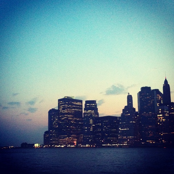 Goodbye NYC. #bye #ciao #sunset #nyc #newyork #instagram (Pris avec Instagram)