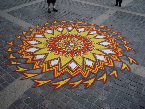 mandalism:  A stunning collection of Sand Mandalas created by Joe Mangrum around