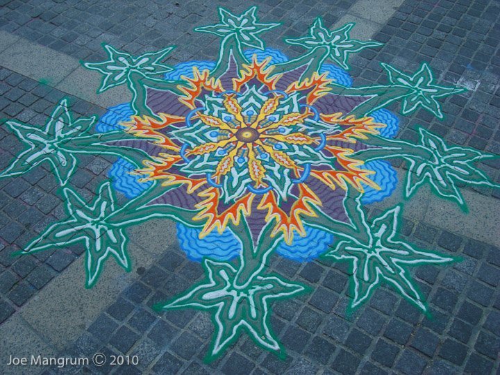 mandalism:  A stunning collection of Sand Mandalas created by Joe Mangrum around